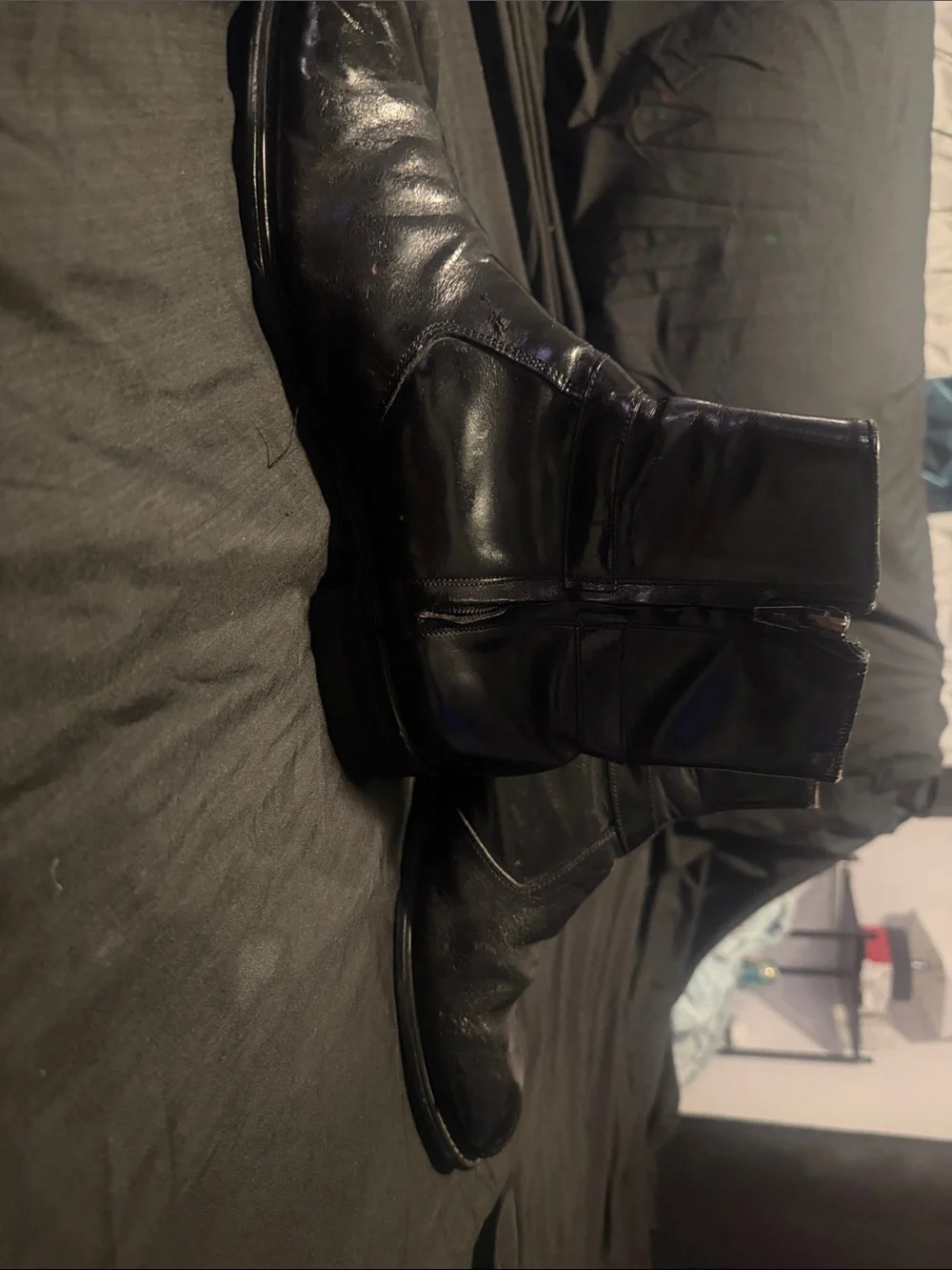 Authentic Ann Demeulemeester Curved Multi-Zip Ankle Boots Vintage